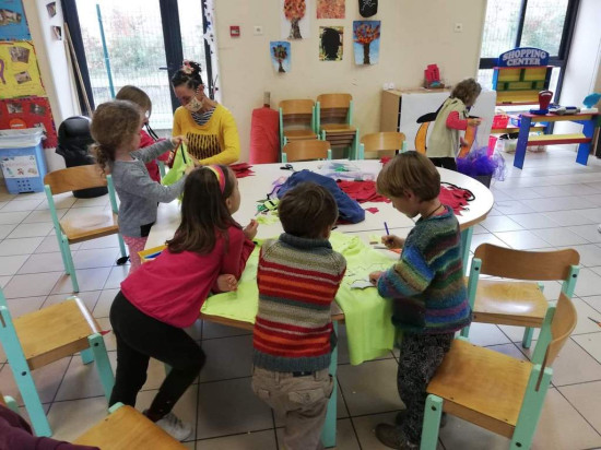 Atelier Couture au Centre de Loisir de Laguépie Halloween 27 Octobre 2020